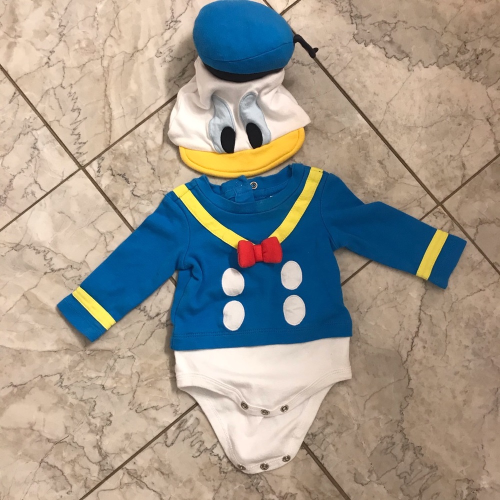 Donald Duck Costume 3-6 months